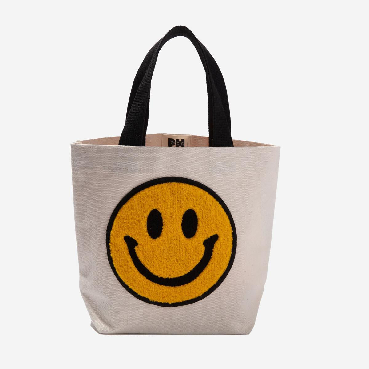 SMILEY PATCH TOTE