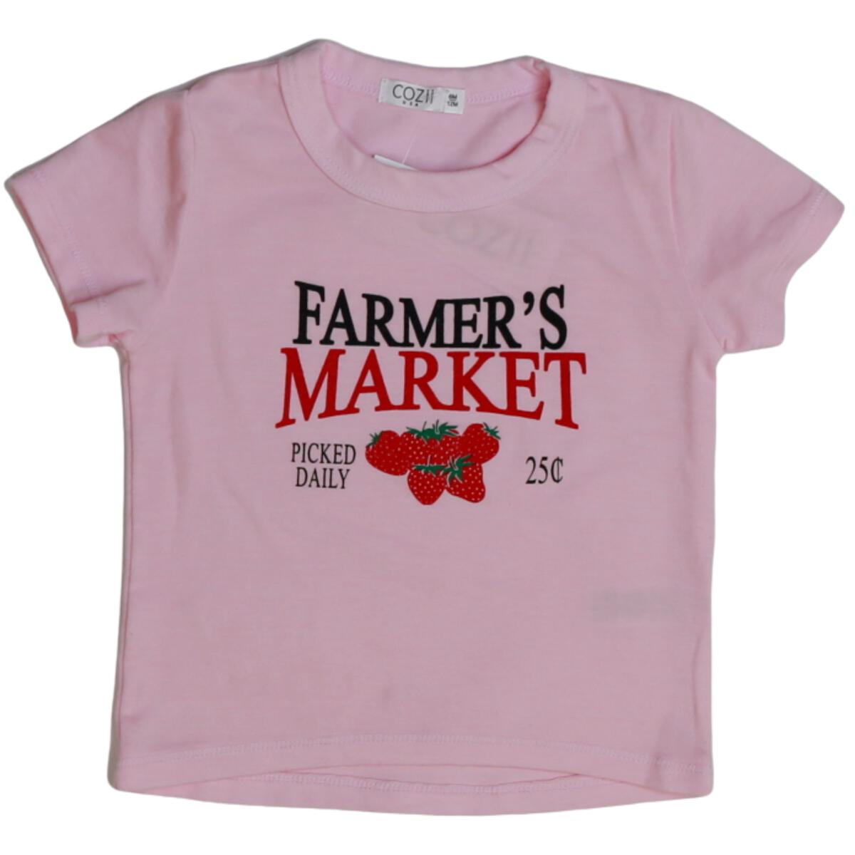 INFANT FARMERS MARKET PINK T-SHIRT