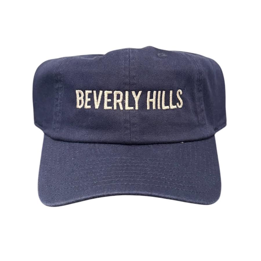 UNISEX NAVY BEVERLY HILLS HAT – Kitson LA display picture 1