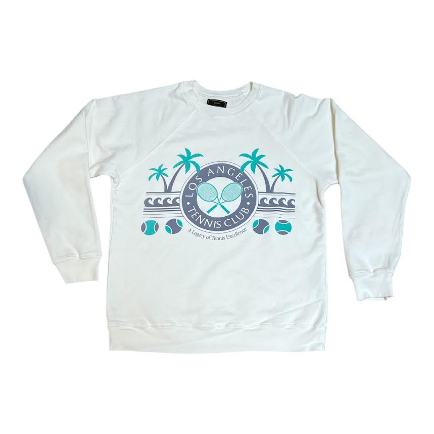 UNISEX LOS ANGELES TENNIS CLUB CREWNECK