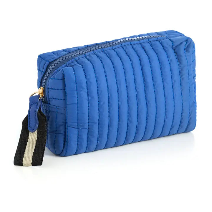 ULTRAMARINE SMALL BOXY COSMETIC POUCH Kitson LA