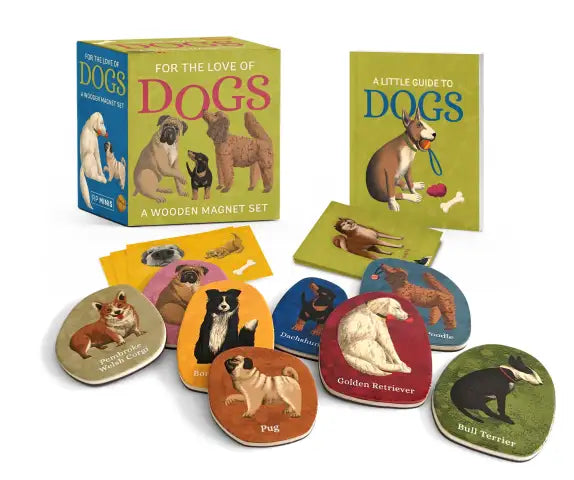 FOR THE LOVE OF DOGS MAGNET SET