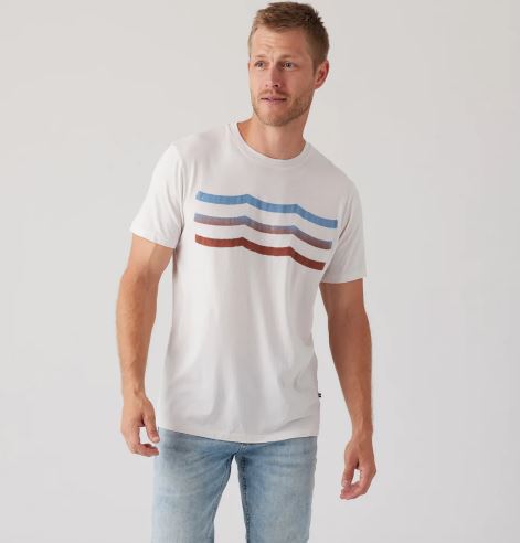 SOL ANGELES MENS FOREST SUNSET WAVES TEE