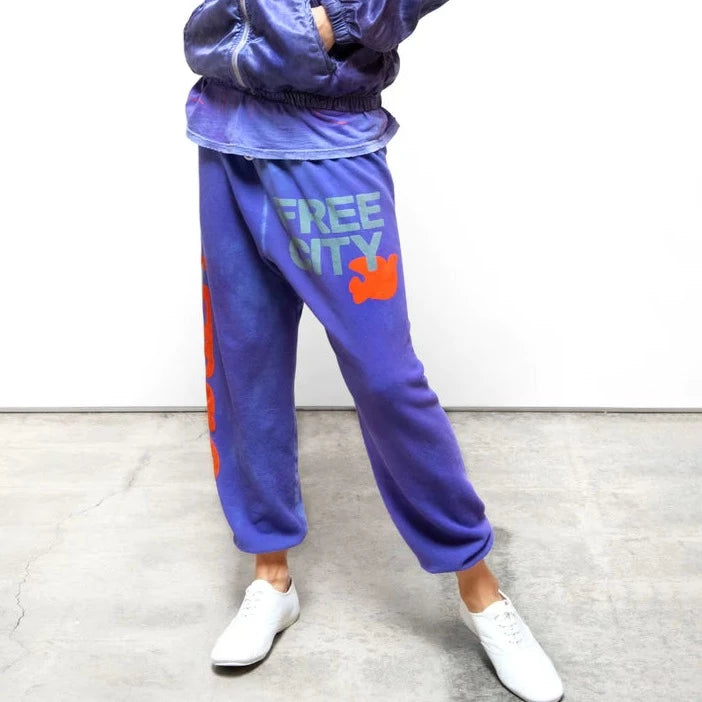 FREECITY LETSGO OG SUPERVINTAGE SWEATPANT GLOW PURPLE