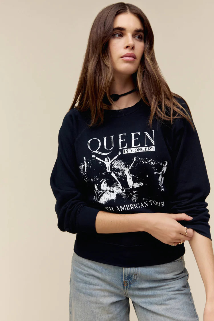 I'm the Queen Organic Raglan Sweatshirt main image 0