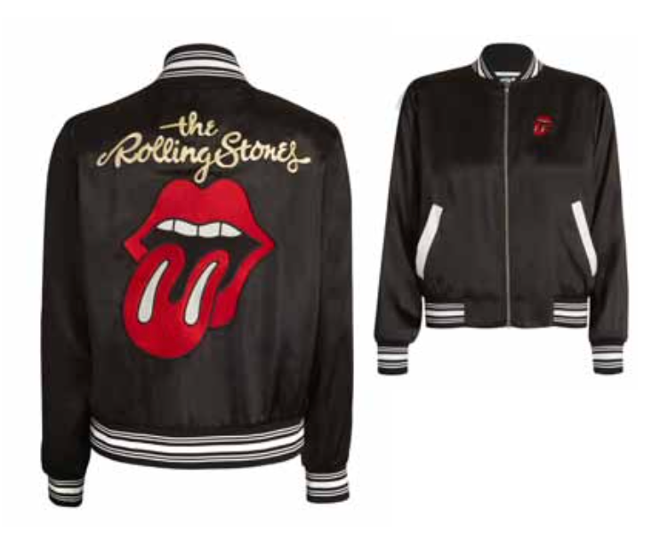 Rolling stones bomber jacket deals