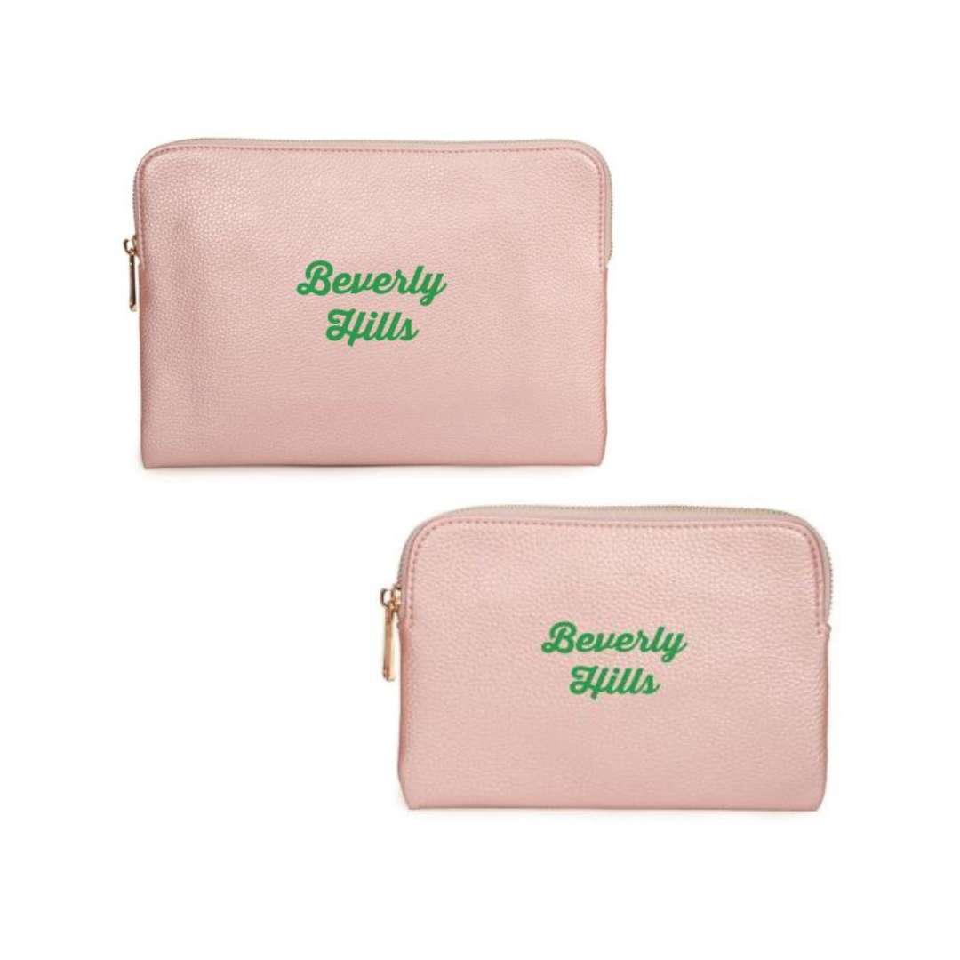 PINK BEVERLY HILLS 2PC POUCH