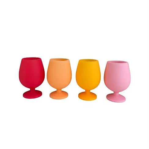 SPRING STEMM SILICONE UNBREAKABLE WINE GLASSES