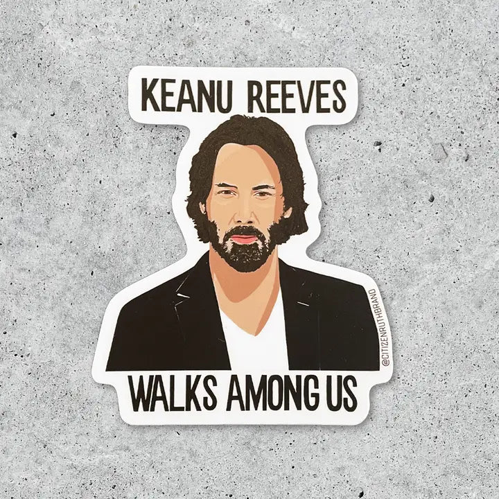 KEANU REEVES STICKER – Kitson LA