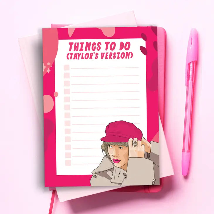 FUNNY TAYLOR SWIFT TO DO PLANNER