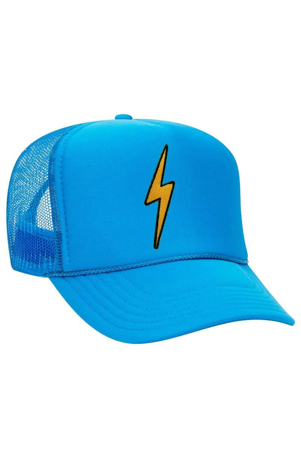 AVIATOR NATION BOLT TRUCKER HAT - NEON BLUE – Kitson LA display picture 2