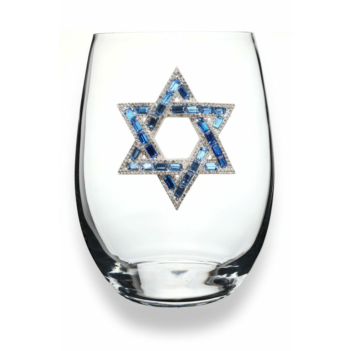 STAR OF DAVID STEMLESS WINE GLASS Kitson LA