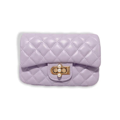 Kitross Diamond Quilted Crossbody Foil Girls Purse | KITSON KITROSS LA – Kitson LA