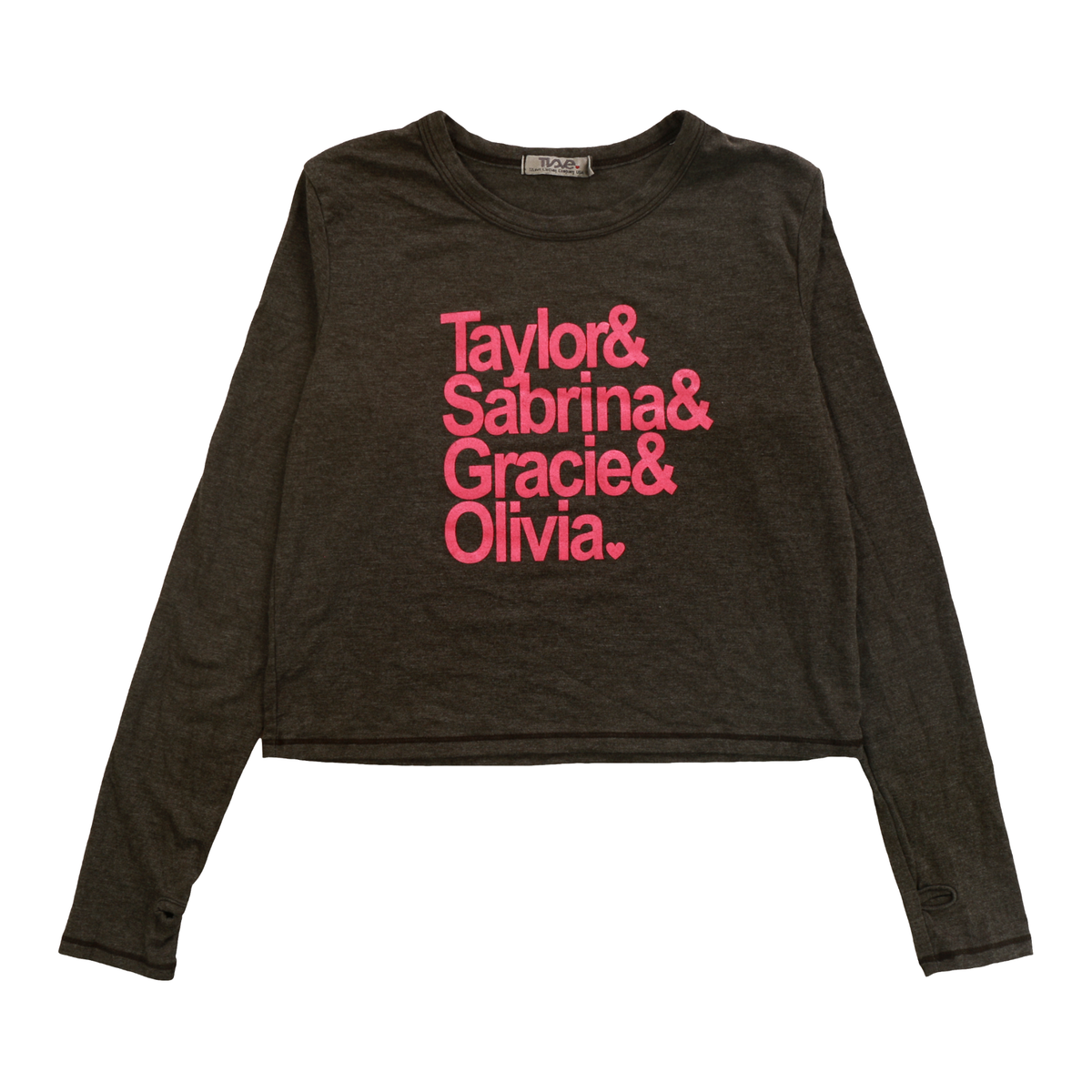 GIRLS TAYLOR SABRINA DOLMAN BLACK TOP