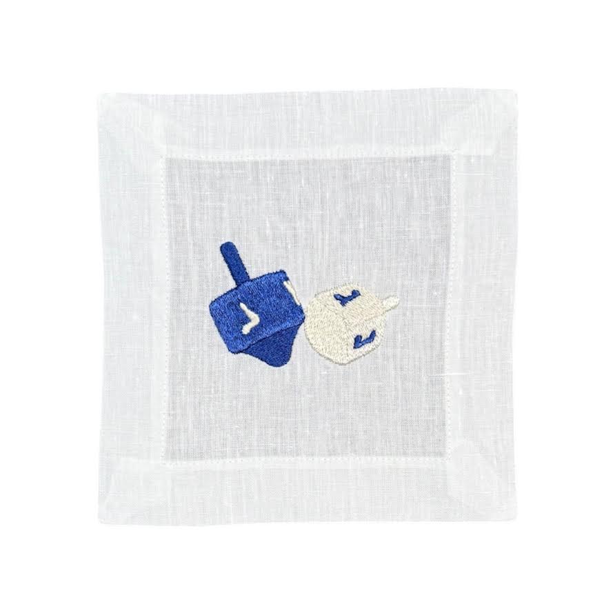 DREIDEL COCKTAIL NAPKIN