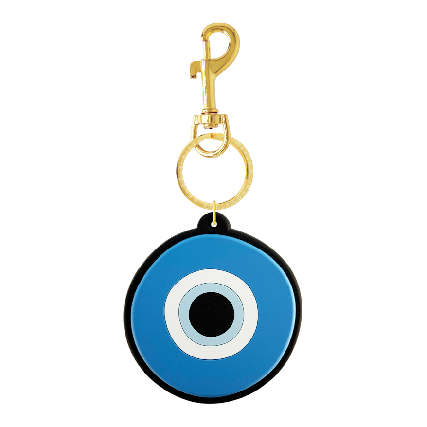 TURQUOISE EVIL EYE BAG CHARM