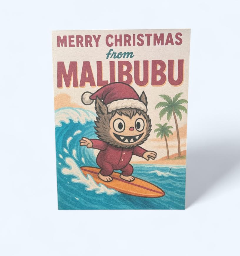 MERRY CHRISTMAS MALIBUBU CARD