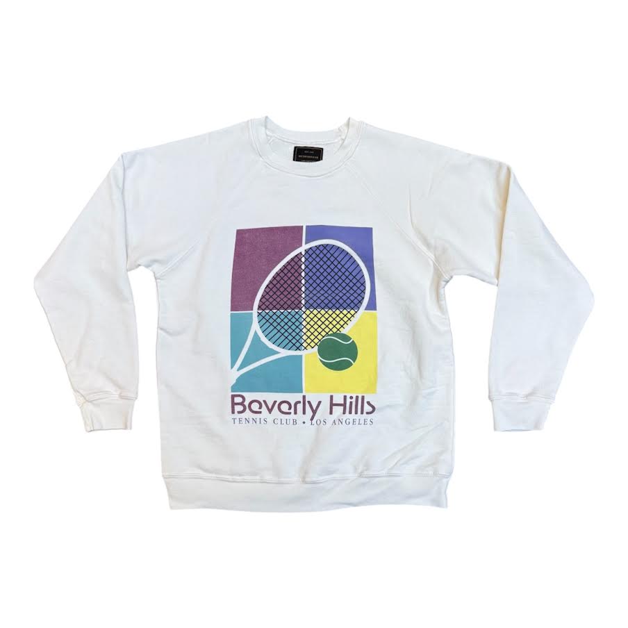 UNISEX BEVERLY HILLS TENNIS CLUB CREWNECK