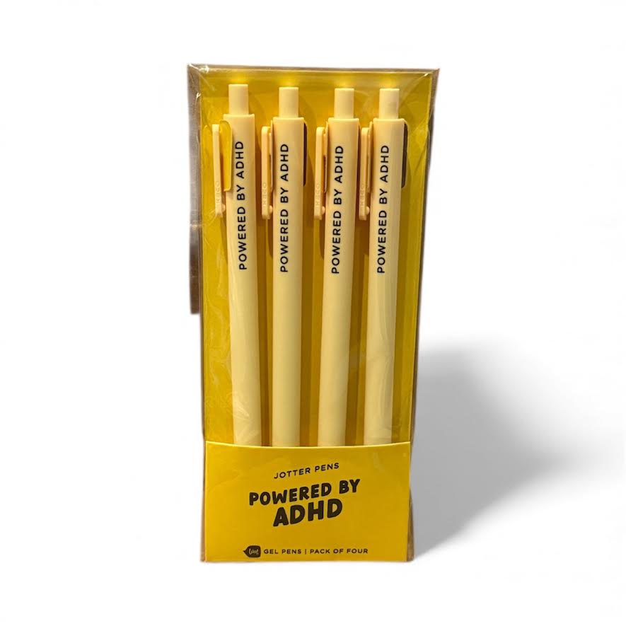 POWERED BY ADHD JOTTER PENS