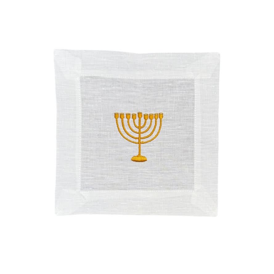 MENORAH COCKTAIL NAPKIN
