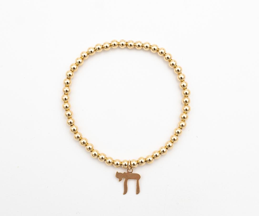 CHAI 4MM BEADED BRACELET