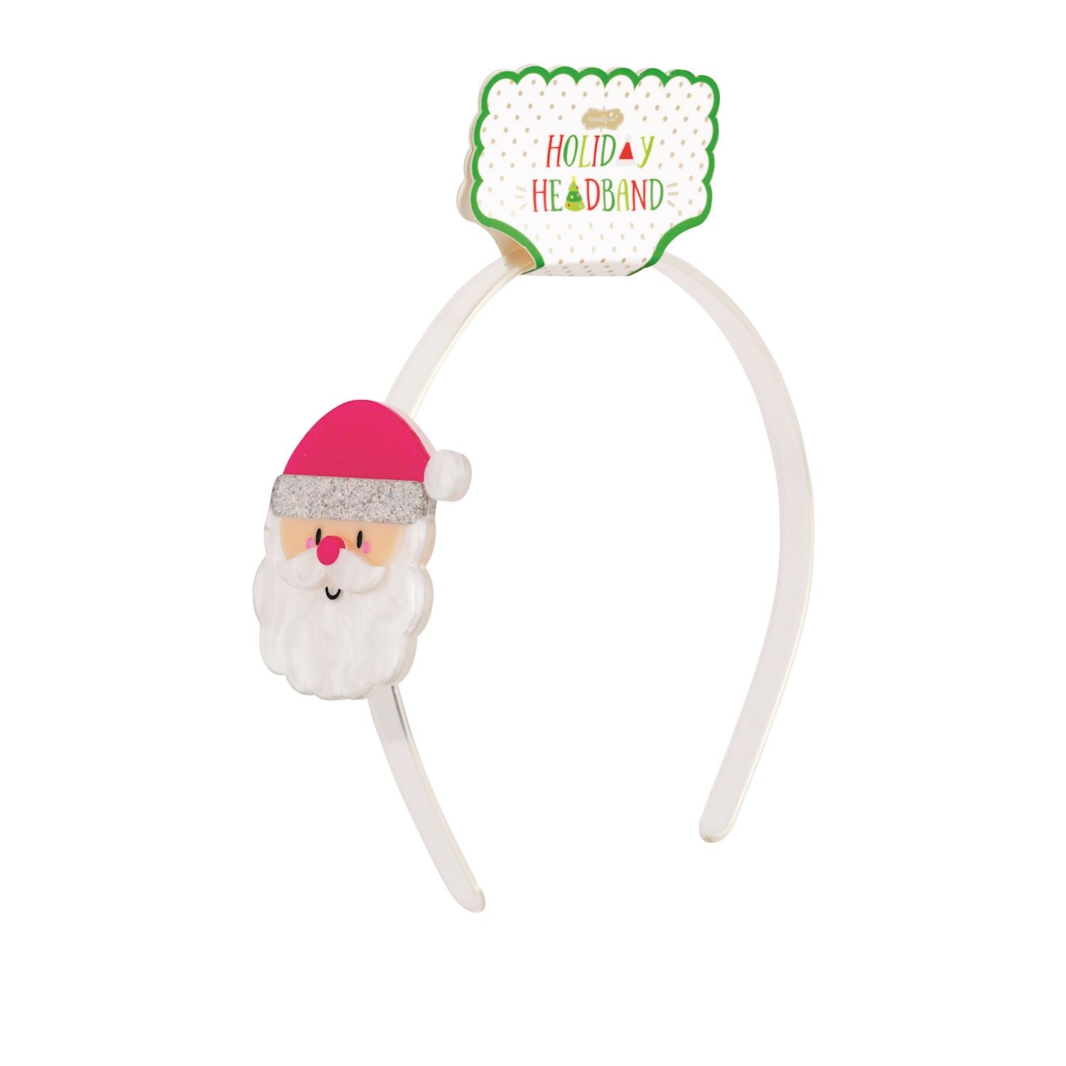 PINK SANTA HEADBAND