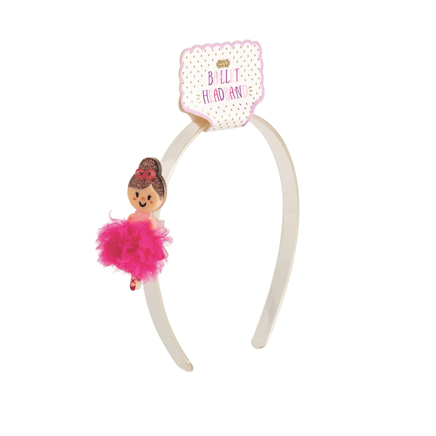 HOT PINK BALLET HEADBAND