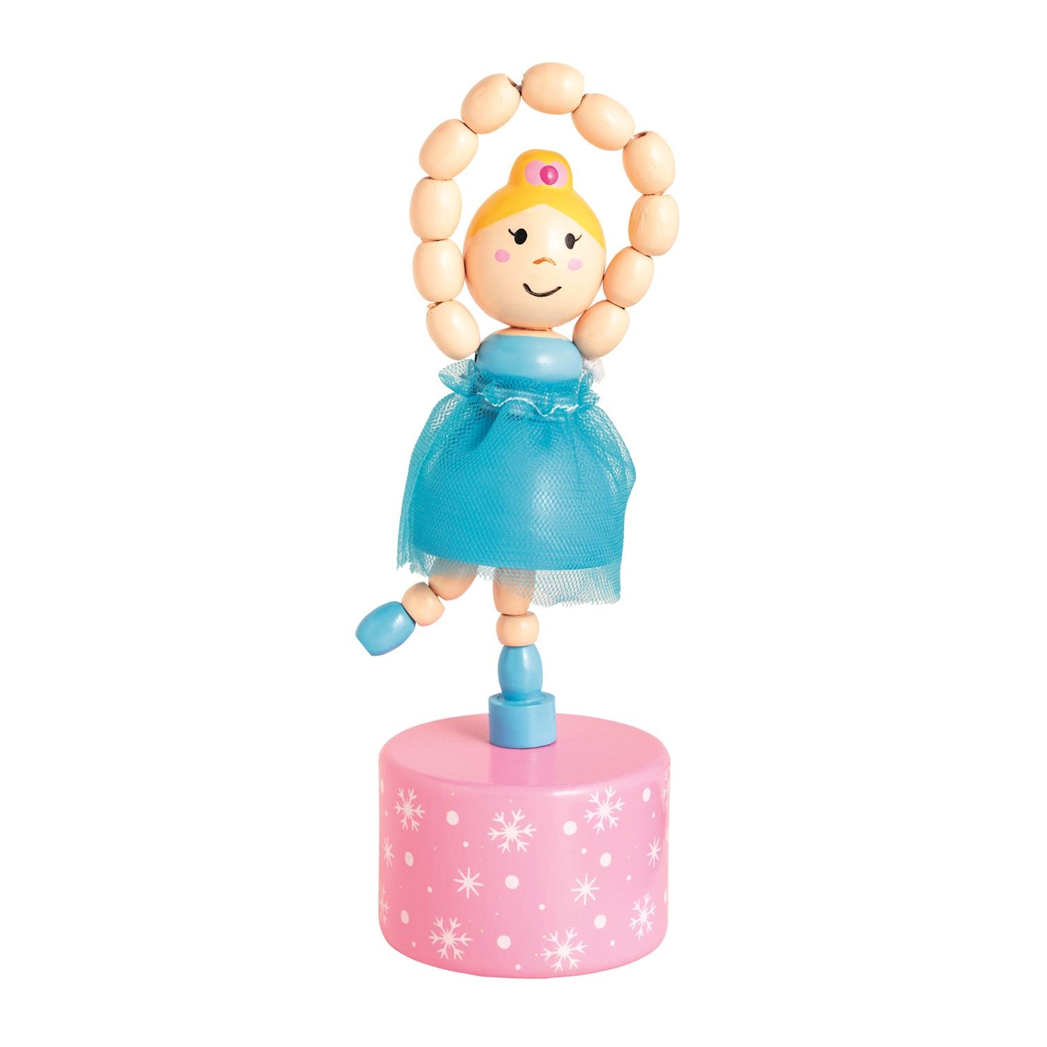 BLUE BALLERINA COLLAPSING TOY