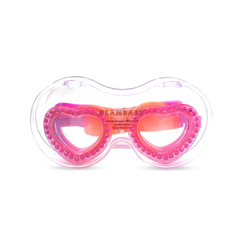 GIRLS OMBRE PINK SWIM GOGGLES