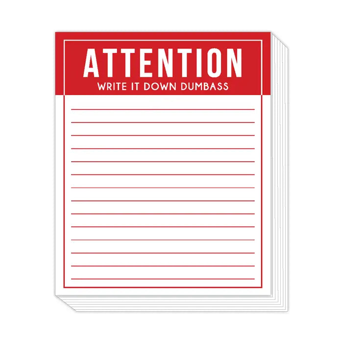 ATTENTION SHORT STACK PAD