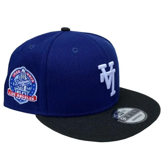 NEW ERA 9FIFTY UPSIDE DOWN LOS ANGELES DODGERS - D.ROYAL BLACK