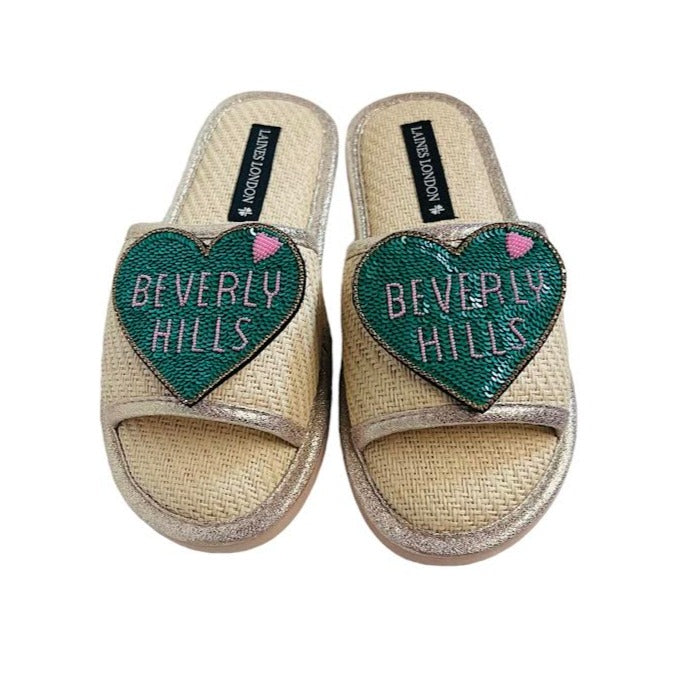 BEVERLY HILLS SAND SLIPPERS