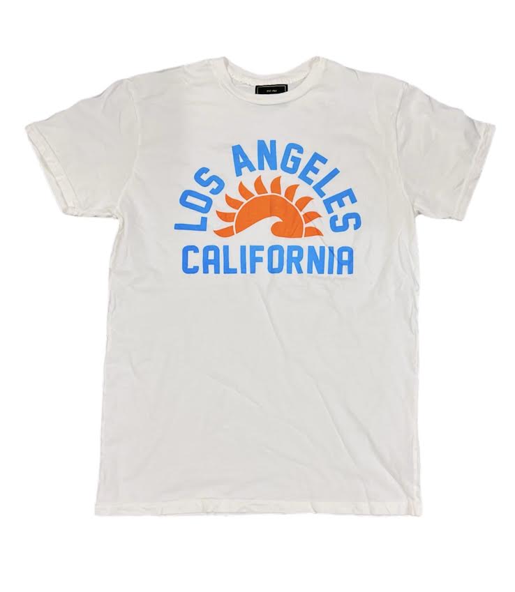 MENS CALIFORNIA SUN LOS ANGELES T-SHIRT