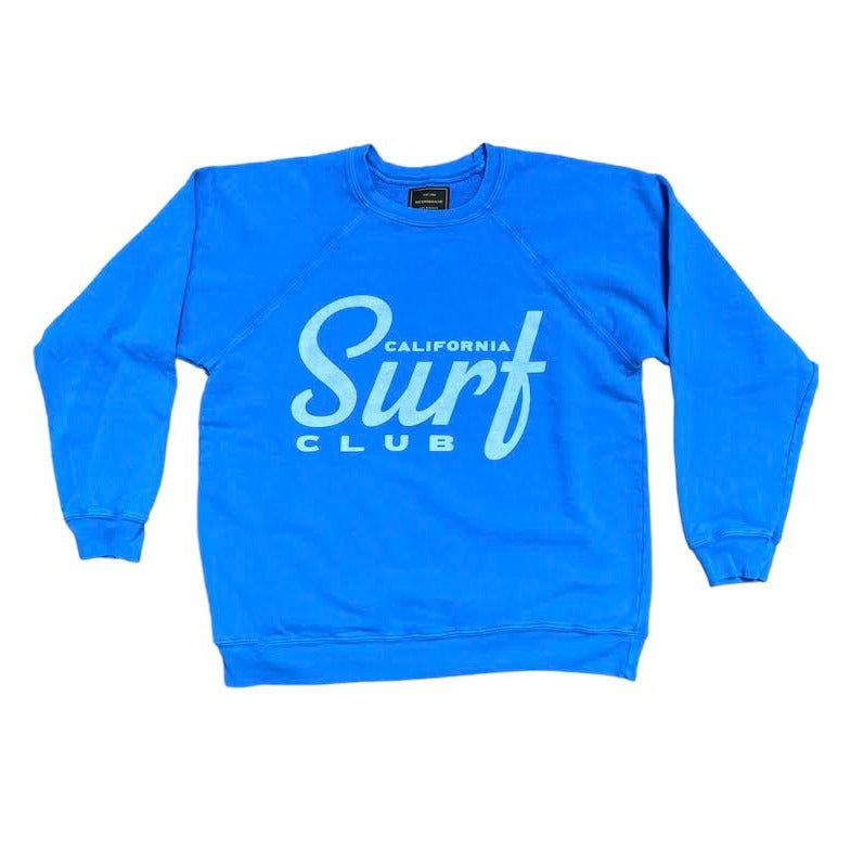 UNISEX CALIFORNIA SURF CLUB BLUE SWEATSHIRT