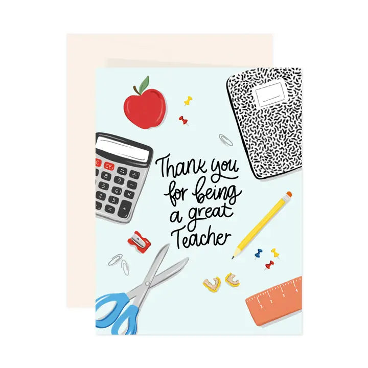 GREAT TEACHER CARD