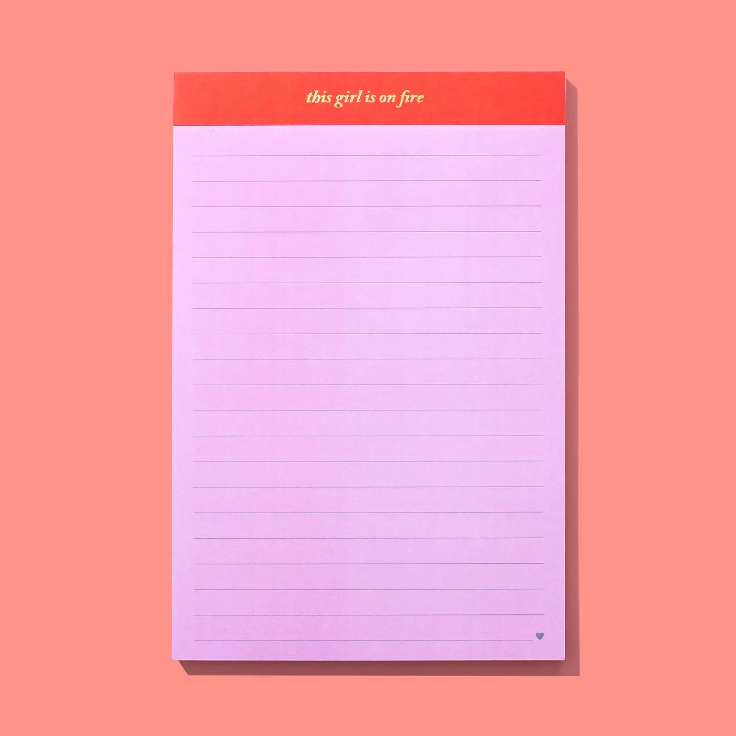 THIS GIRL IS ON FIRE LIST NOTE PAD