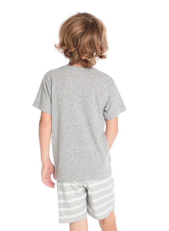 BOYS USA GREY T-SHIRT