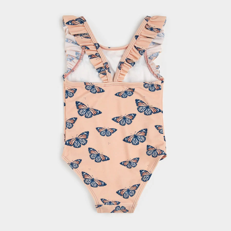 BUTTERFLY PRINT BATHING SUIT