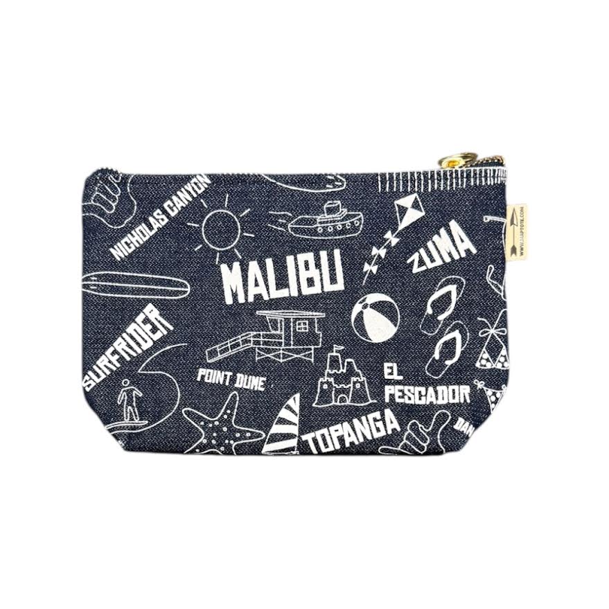 Kitross Maptote Los Angeles Dopp Kit in Denim | KITSON KITROSS LA – Kitson LA