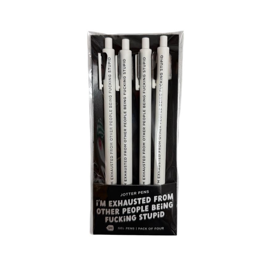 EXHAUSTED JOTTER PENS
