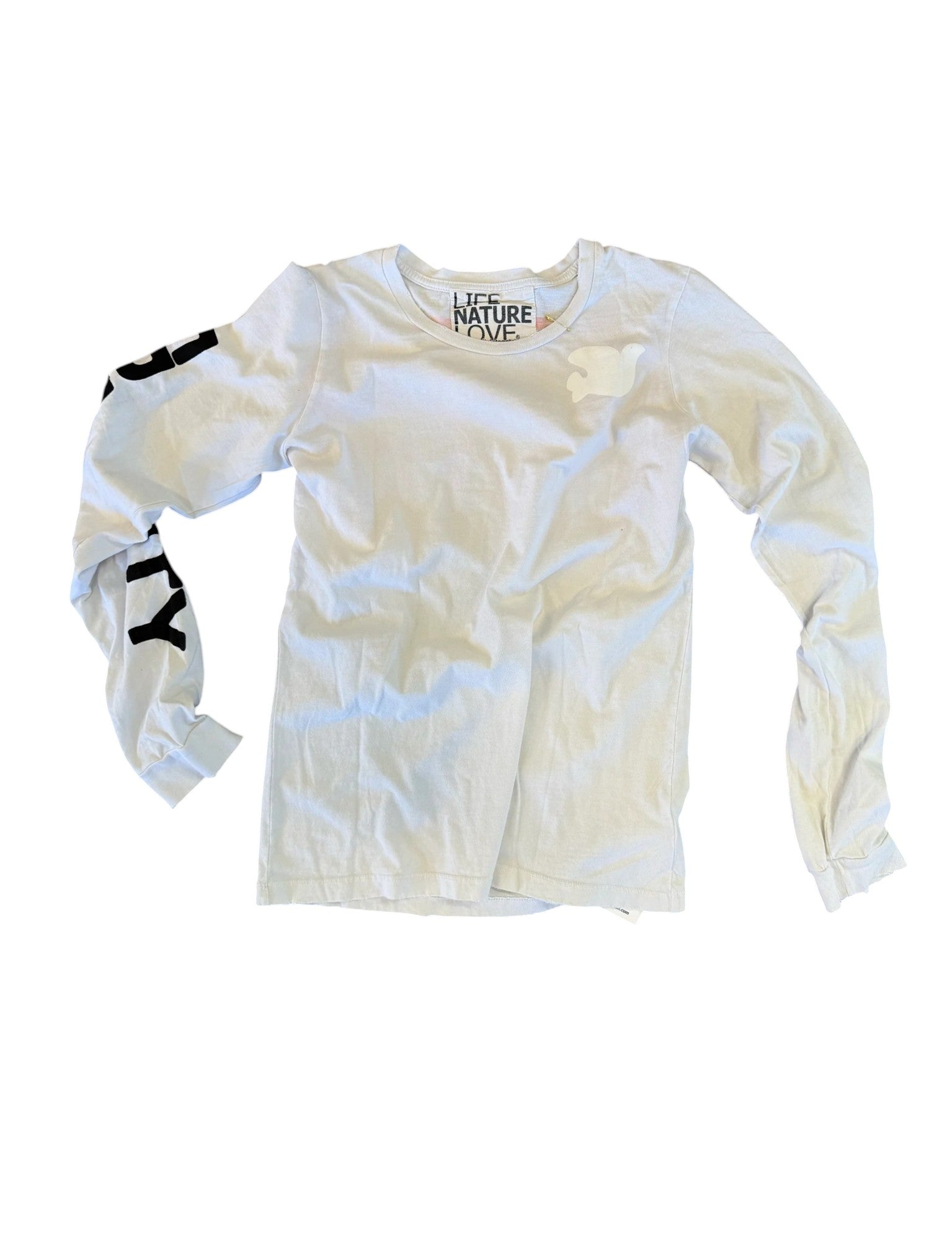 ARTISTSWANTED	SUPERVINTAGE LONGSLEEVE TEE - CHALK ELECTRIC