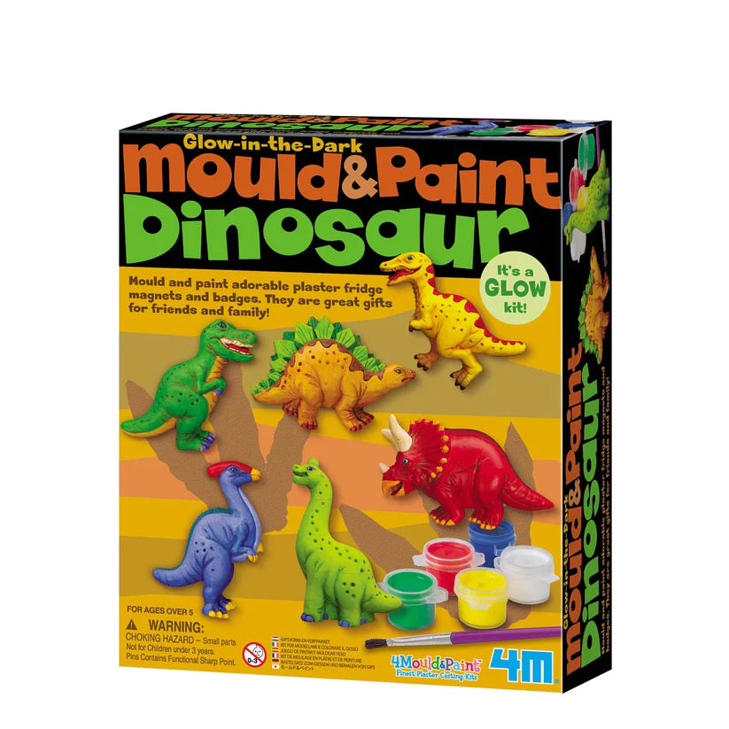 MOULD AND PAINT GLOW DINOS