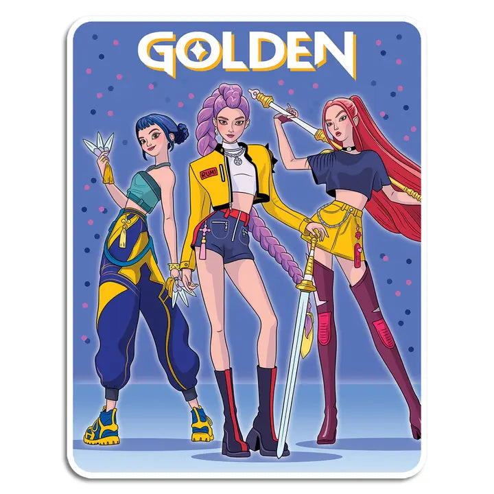 K-POP GOLDEN STICKER