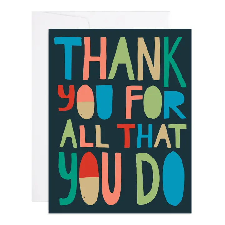 THANK YOU FOR ALL YOU DO CARD