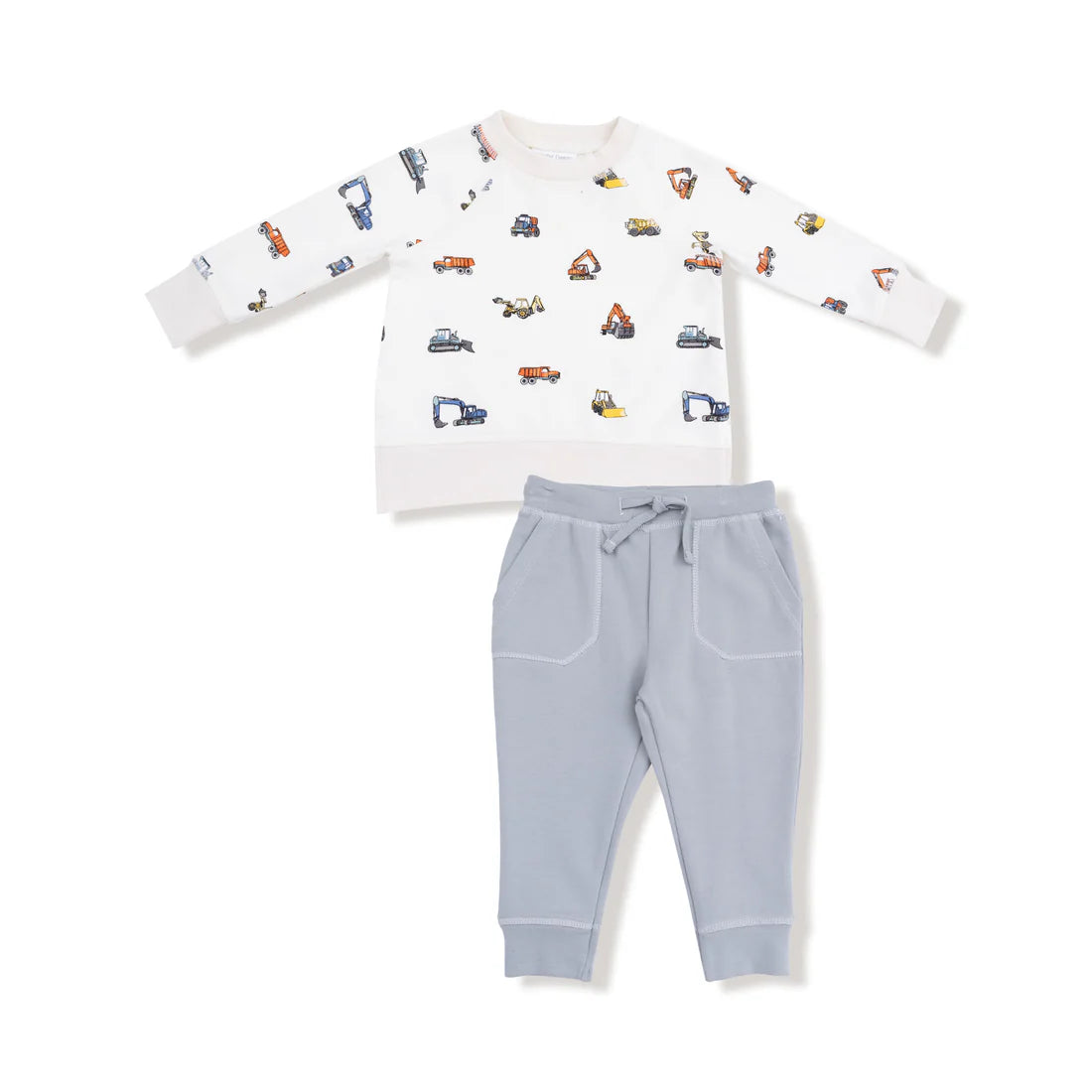 CONSTRUCTION VEHICLES SWEATSHIRT JOGGER SET