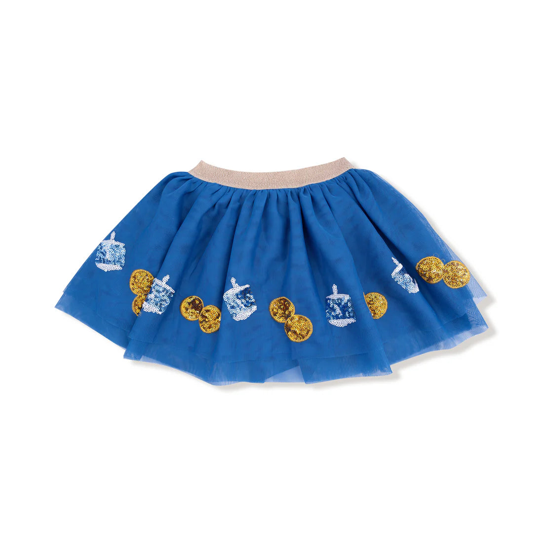 GIRLS BLUE HANUKKAH TUTU SKIRT