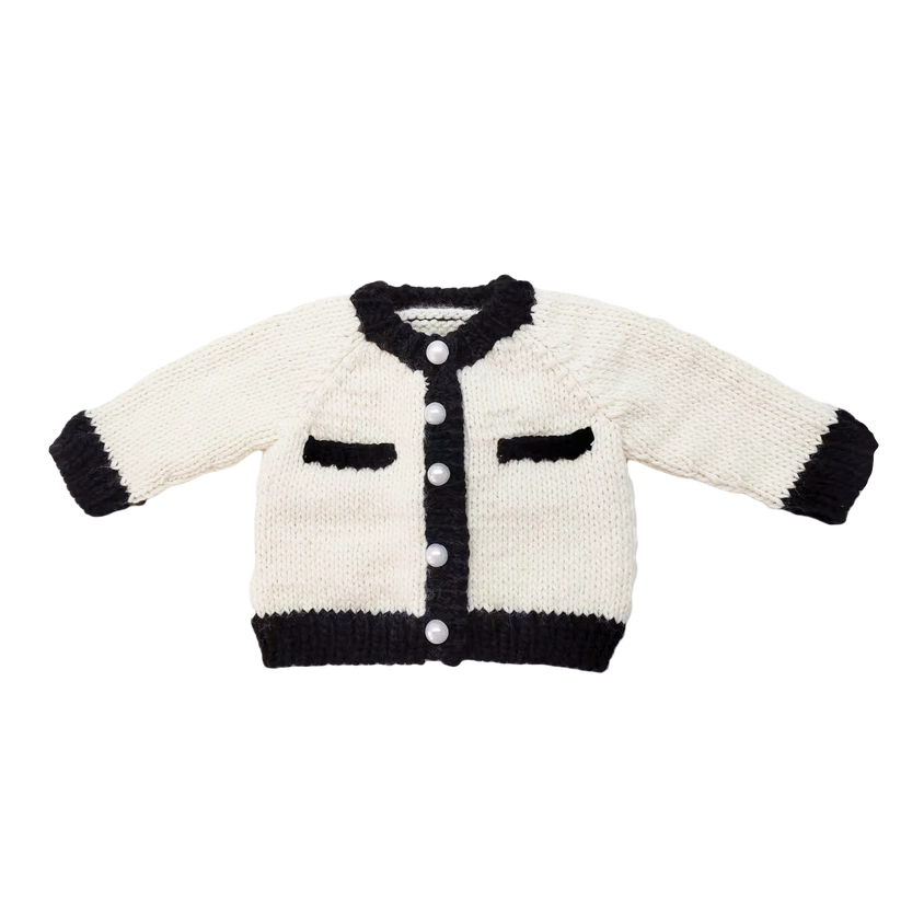BABY GIRL CREAM COCO CARDIGAN