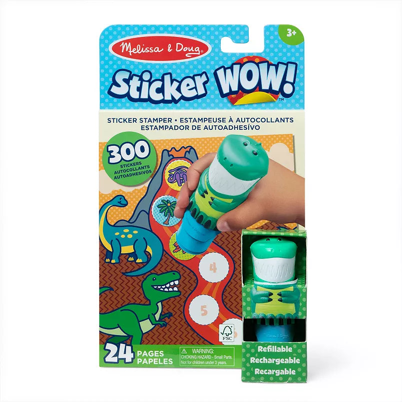 DINOSAUR STCKER WOW! ACTIVITY PAD SET