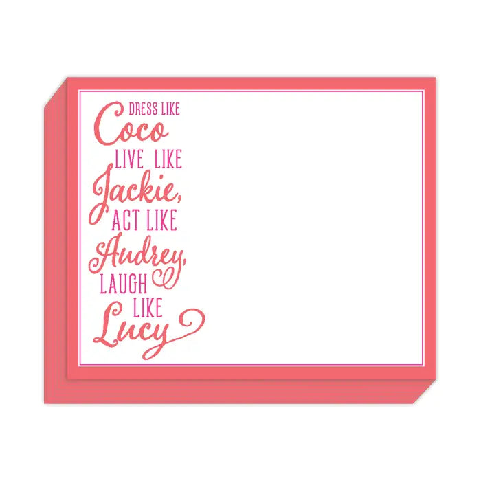 DRESS LIKE COCO SHORT STACK PAD