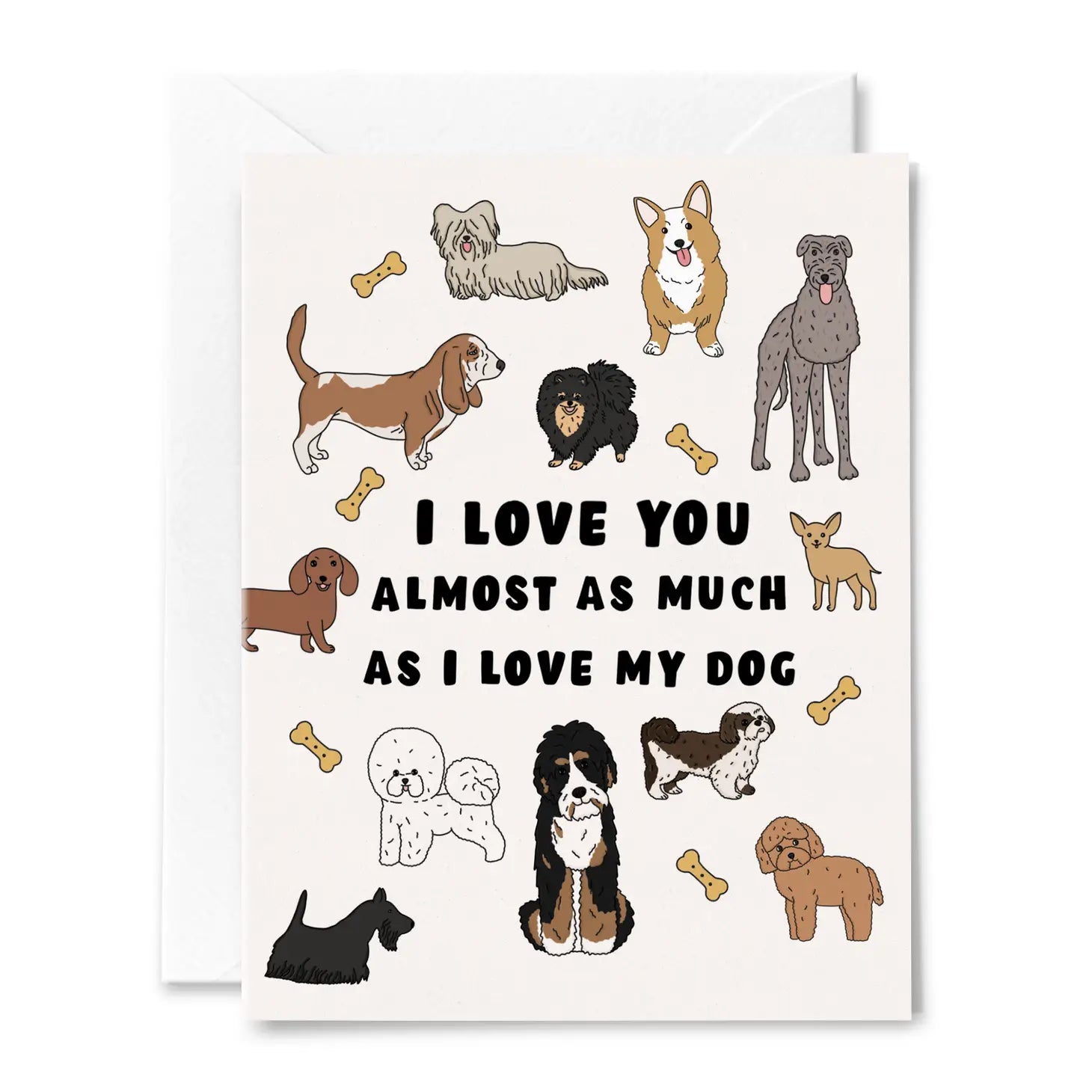 LOVE MY DOG CARD